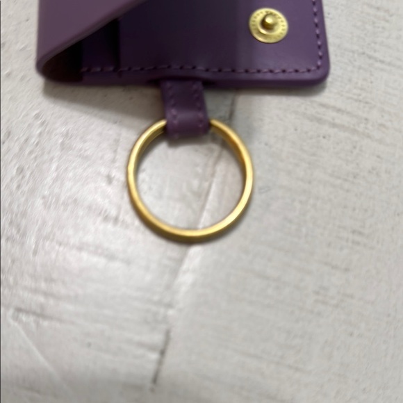 Minor History Purple Card Holder with Gold Details - Picture 7 of 7